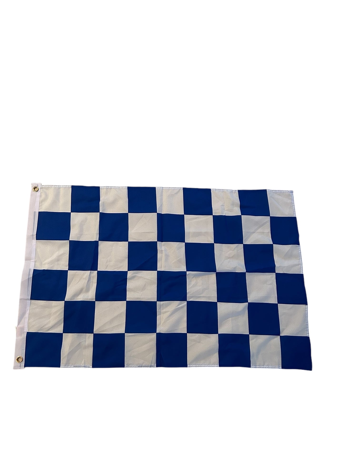 Blått og hvitt flagg