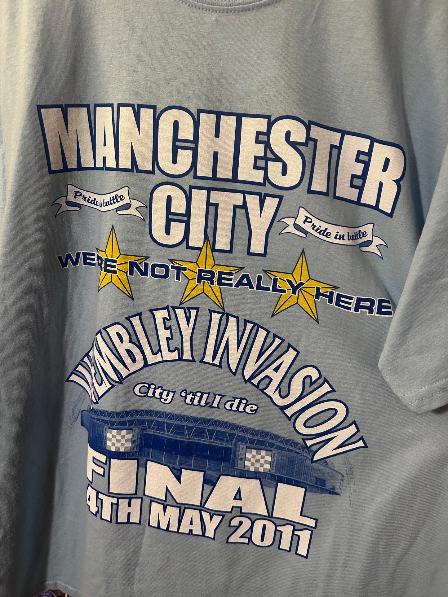 Manchester City - T-skjorte - FA-Cup vinner 2011 (L)