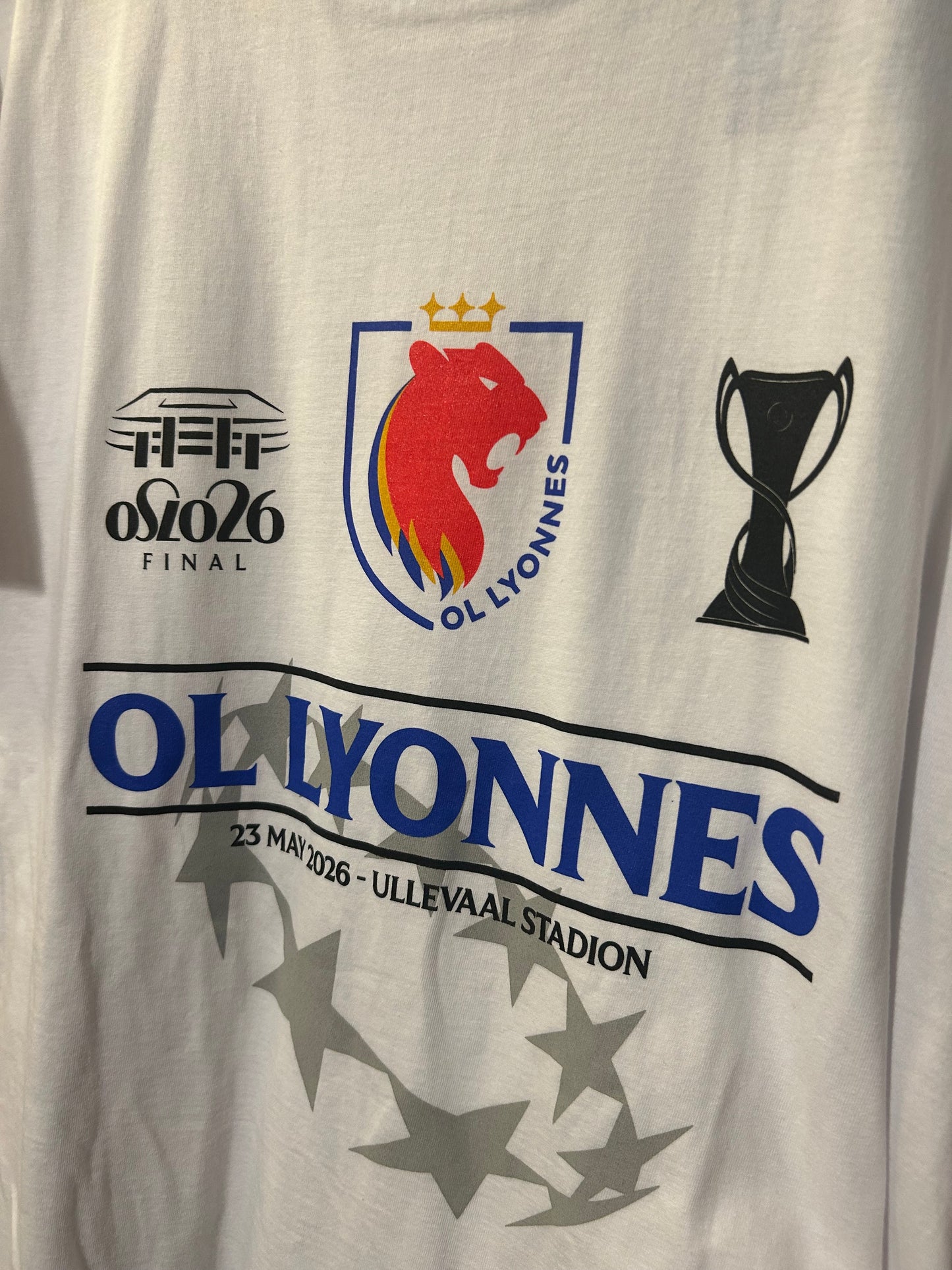 T-skjorte - Olympique Lyonnais - Champions League 2026 Oslo merch (L)