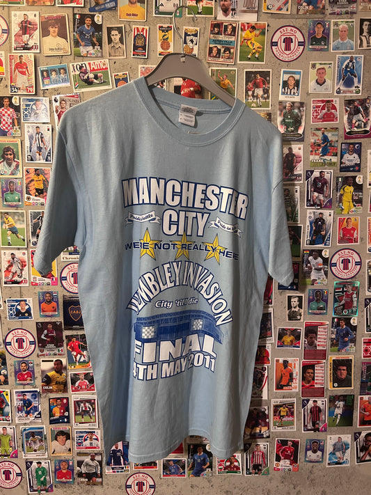 Manchester City - T-skjorte - FA-Cup vinner 2011 (L)
