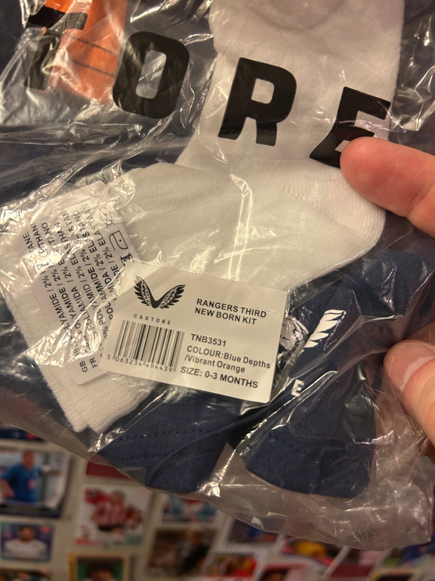 Rangers - 2023/24 - full kit wanker (0-3mnd)