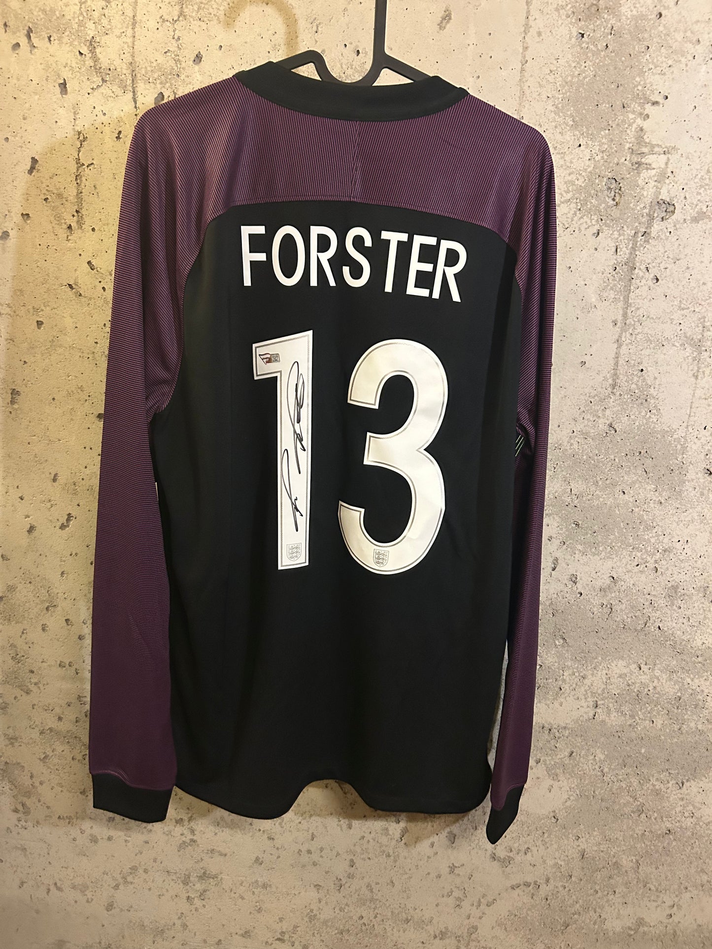 England - 2016 (L) - Signert Frasier Forster